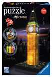 Puzzle 3D 216 Elementów. Big Ben Nocą