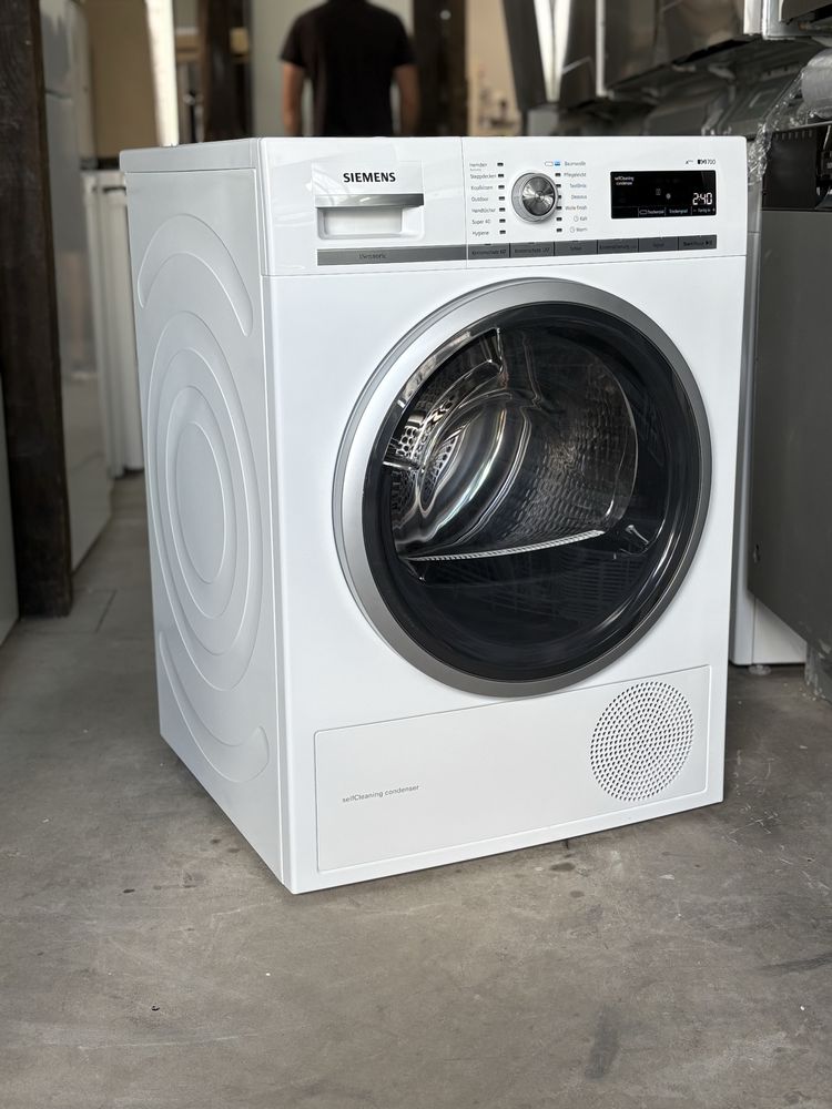 Сушильна машина Siemens iQ700 9 кг, тепловий насос, преміум клас