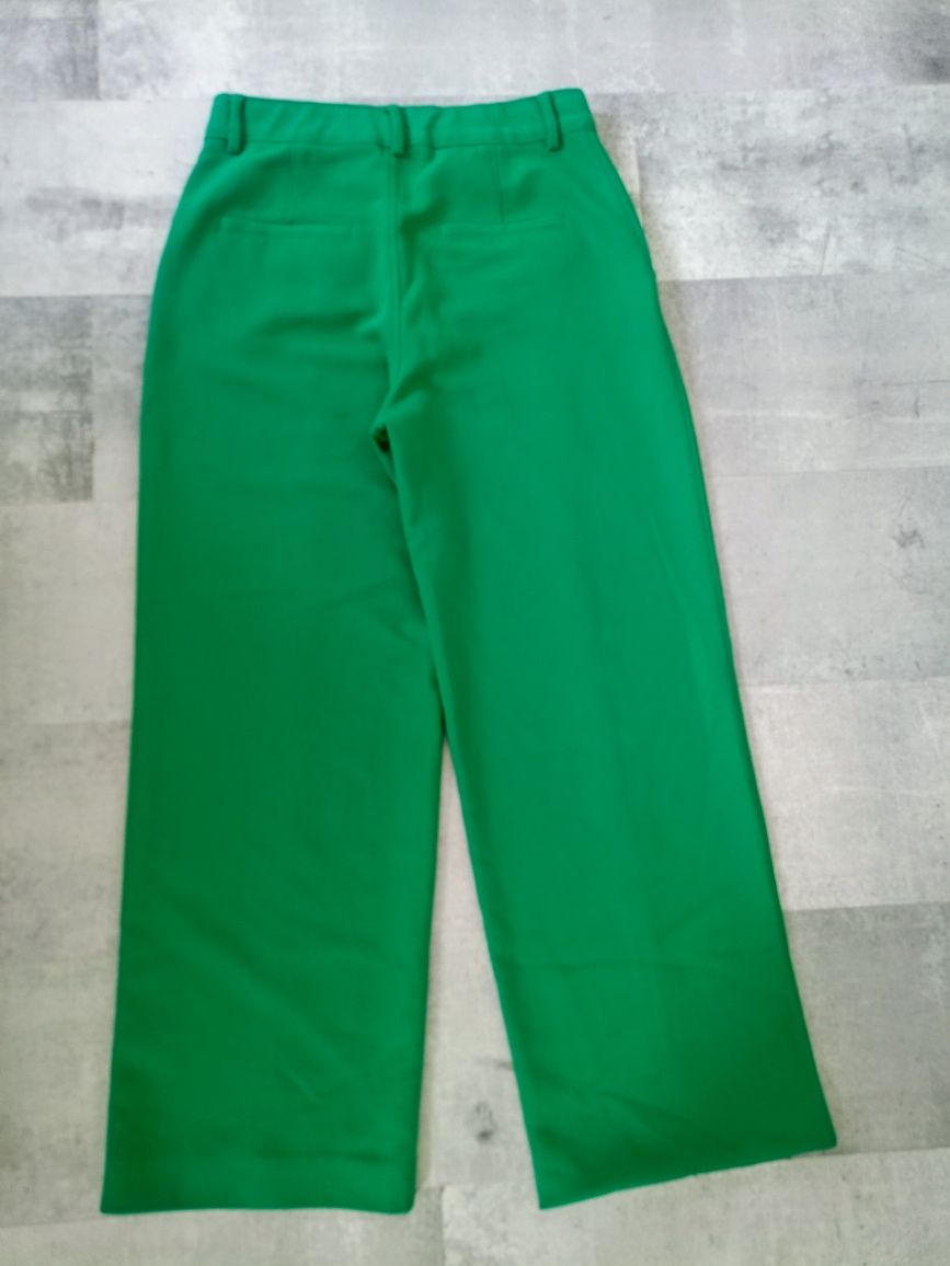 Zielone spodnie Zara S