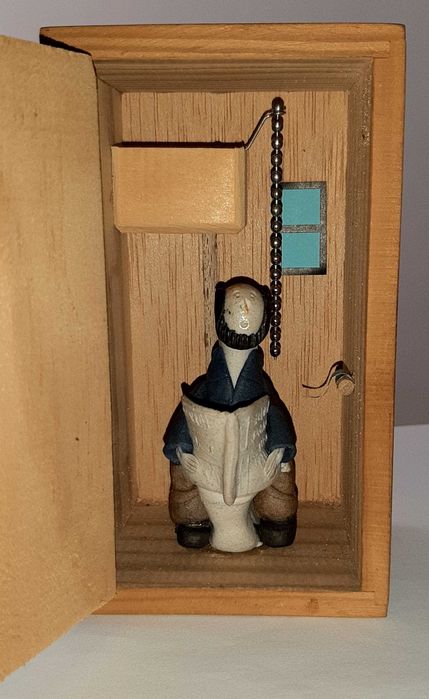 4 Bonecos Figuras Sátiras Artesanato