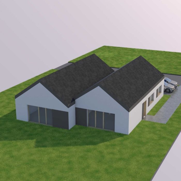 Dom 82,7 m2+ duży ogród + poddasze + 2 m post | antresola