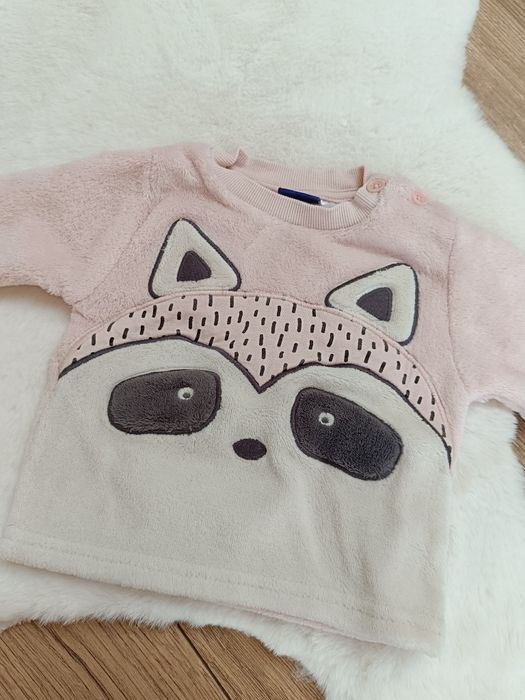 Polarowa ciepła bluza dziewczęca Lupilu 62/68