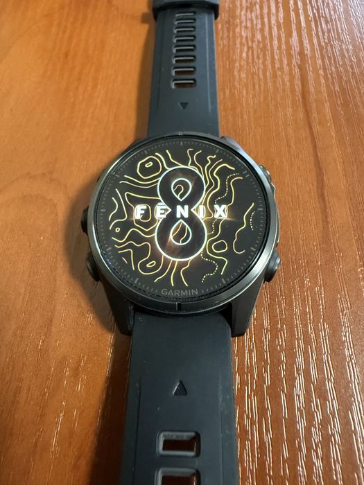 Garmin Fenix 8 43mm AMOLED Sapphire Carbon Gray DLC Titanium