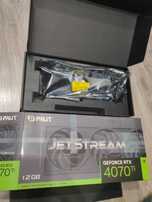 Видеокарта Palit RTX 4070 Ti JetStream 12GB NED407T019K9-1043J