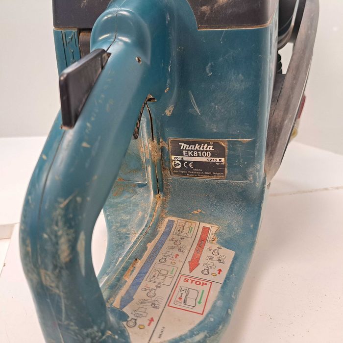 Uszkodzona piła spalinowa do betonu Makita EK8100 – 81cc / 5.1KM