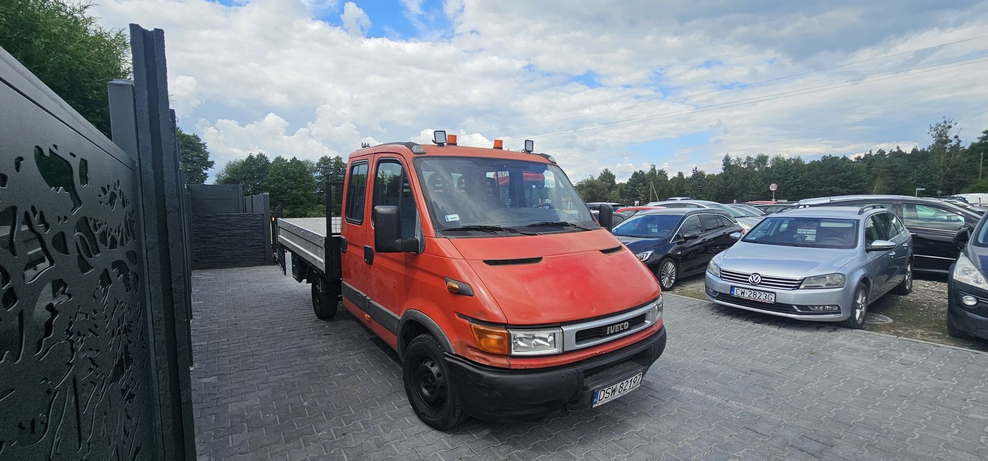 Iveco Daily 7-Osobowy + PAKA Skrzyniowy Brygadówka 2001r 2.8D