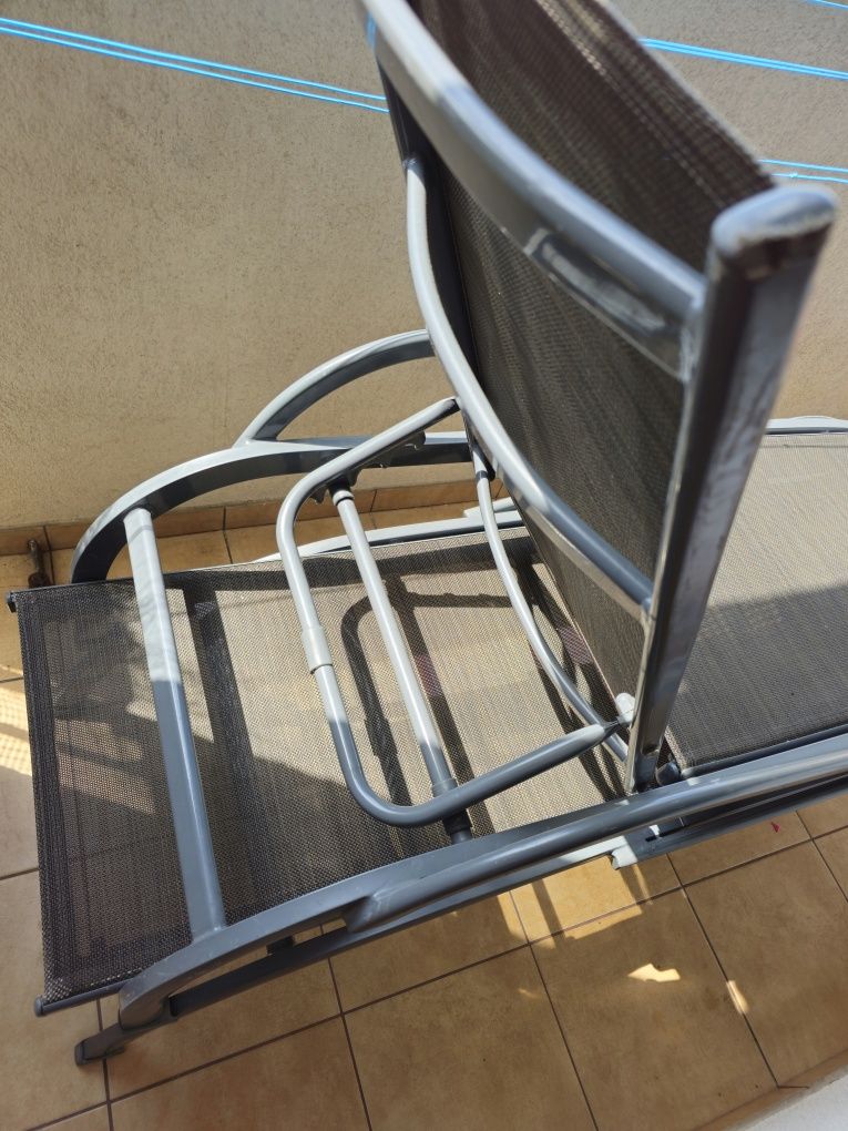 Leżak ogrodowy Leżaki do ogrodu na balkon