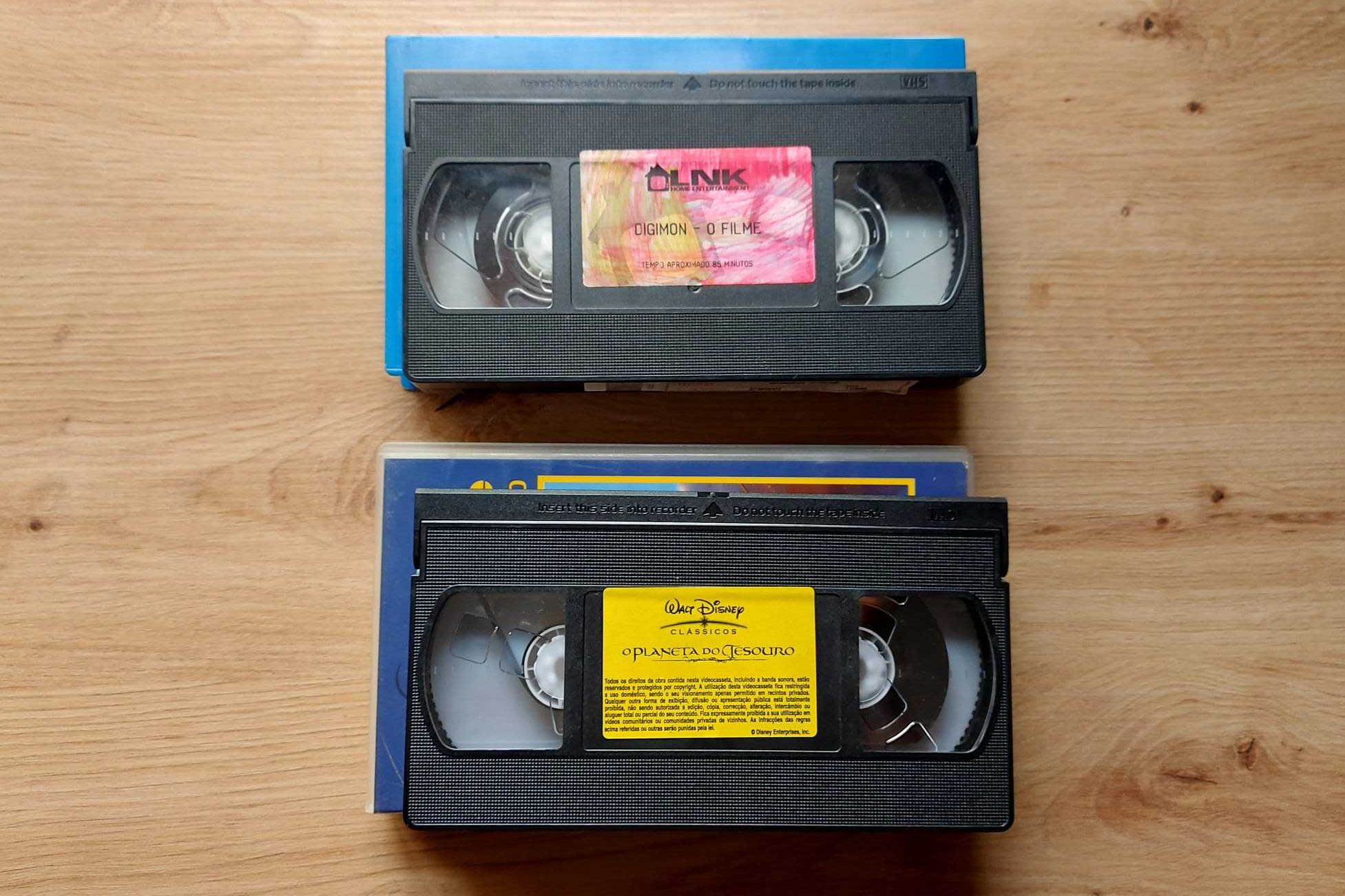Digimon 1 1999 - O Filme & Planeta do Tesouro Cassetes VHS