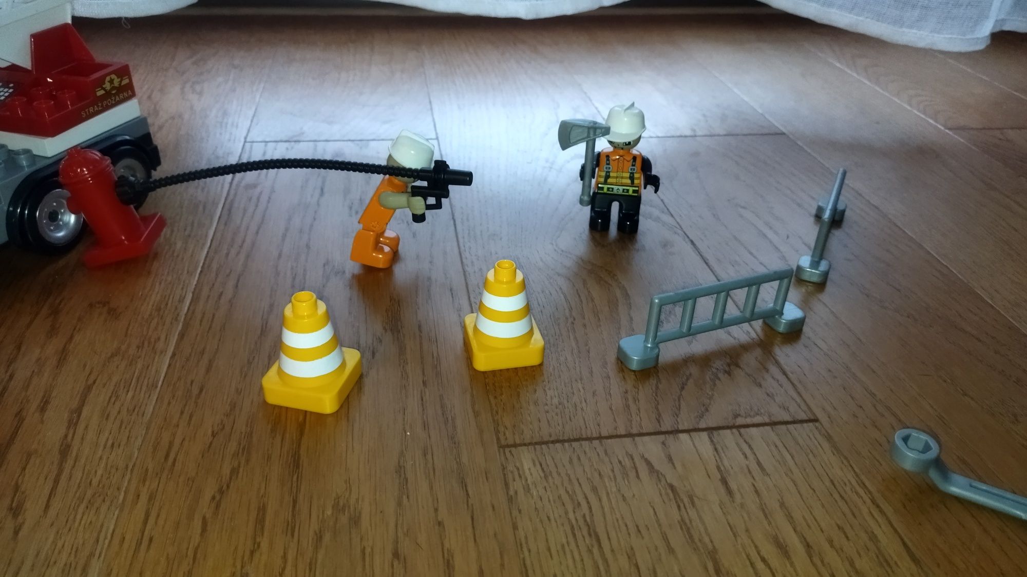 Klocki kompatybilne z Lego Duplo - straż pożarna