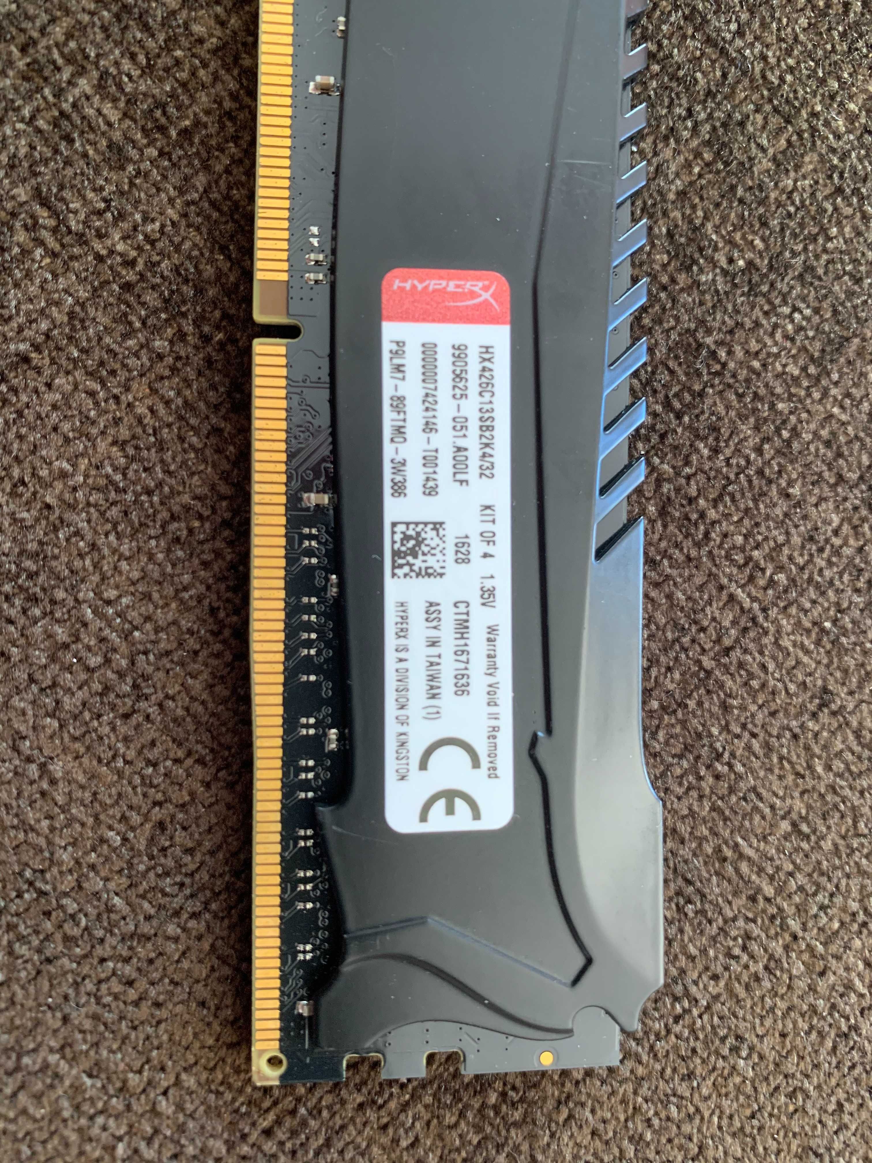 Memória RAM 8GB DDR4 Kingston HyperX Savage *NOVO*