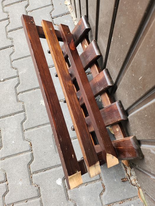 Wieszak zawieszany drewniany