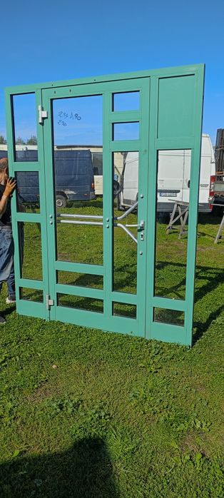 Drzwi aluminiowe używane z Niemiec super stan dostawa gratis cały Kraj