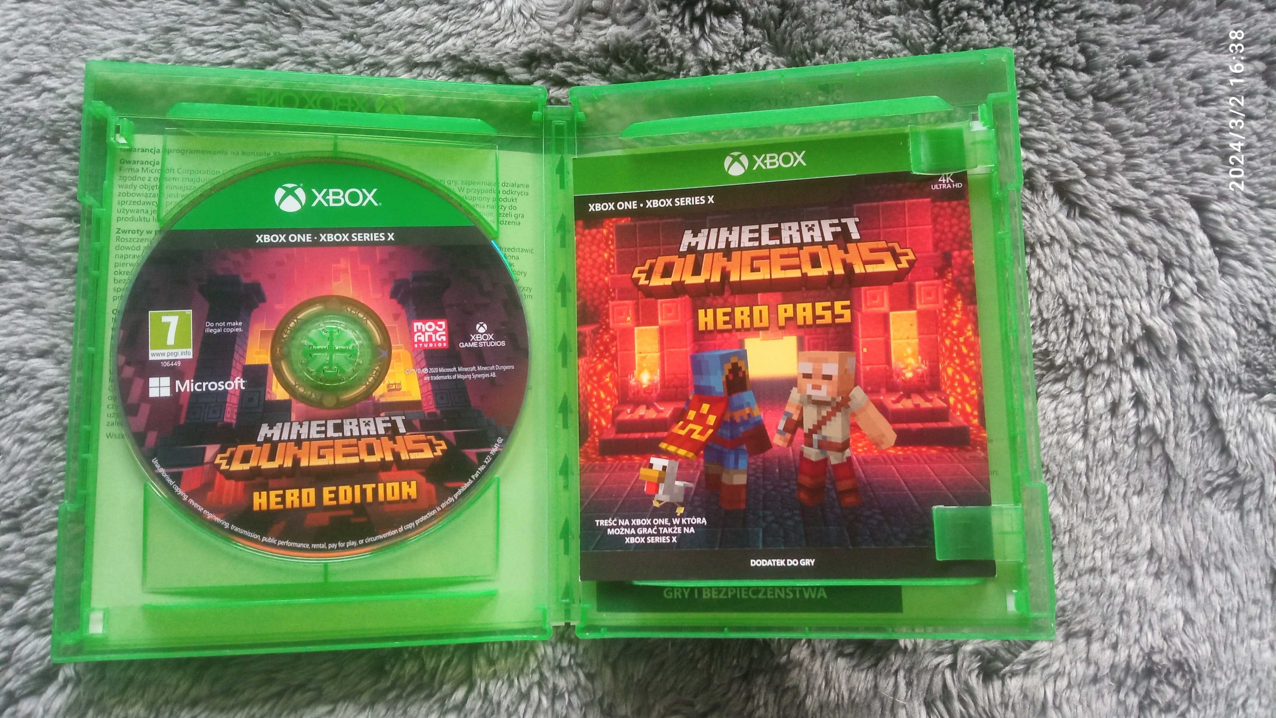 Minecraft Dungeons Hero Edition Xbox One PL