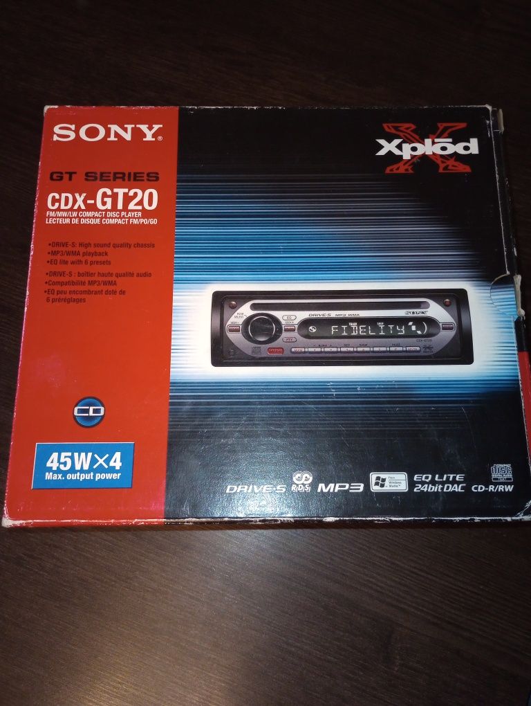 Radio samochodowe Sony cdx gt20 mp3