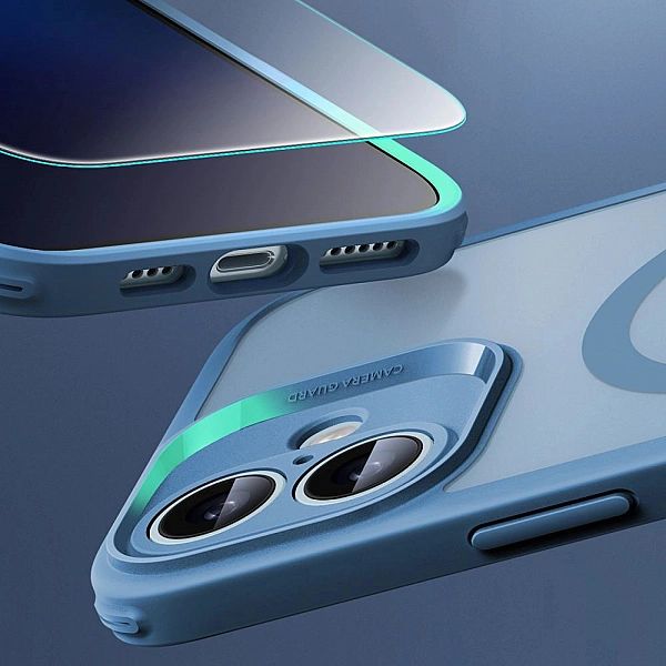 Esr Classic Pro Set Halolock Magsafe Iphone 16 Frosted Blue