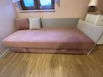 Sprzedam lozko tapicerowane/ tapczan, naroznik