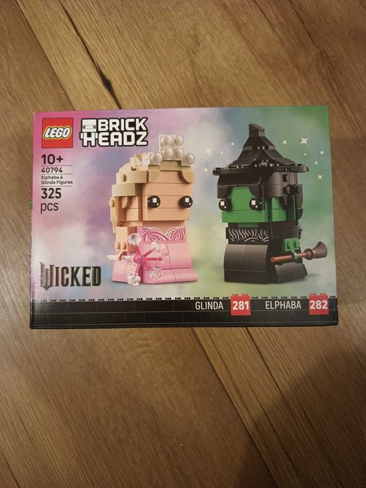LEGO BrickHeadz 40794 Wicked: Figurki Elphaby i Glindy