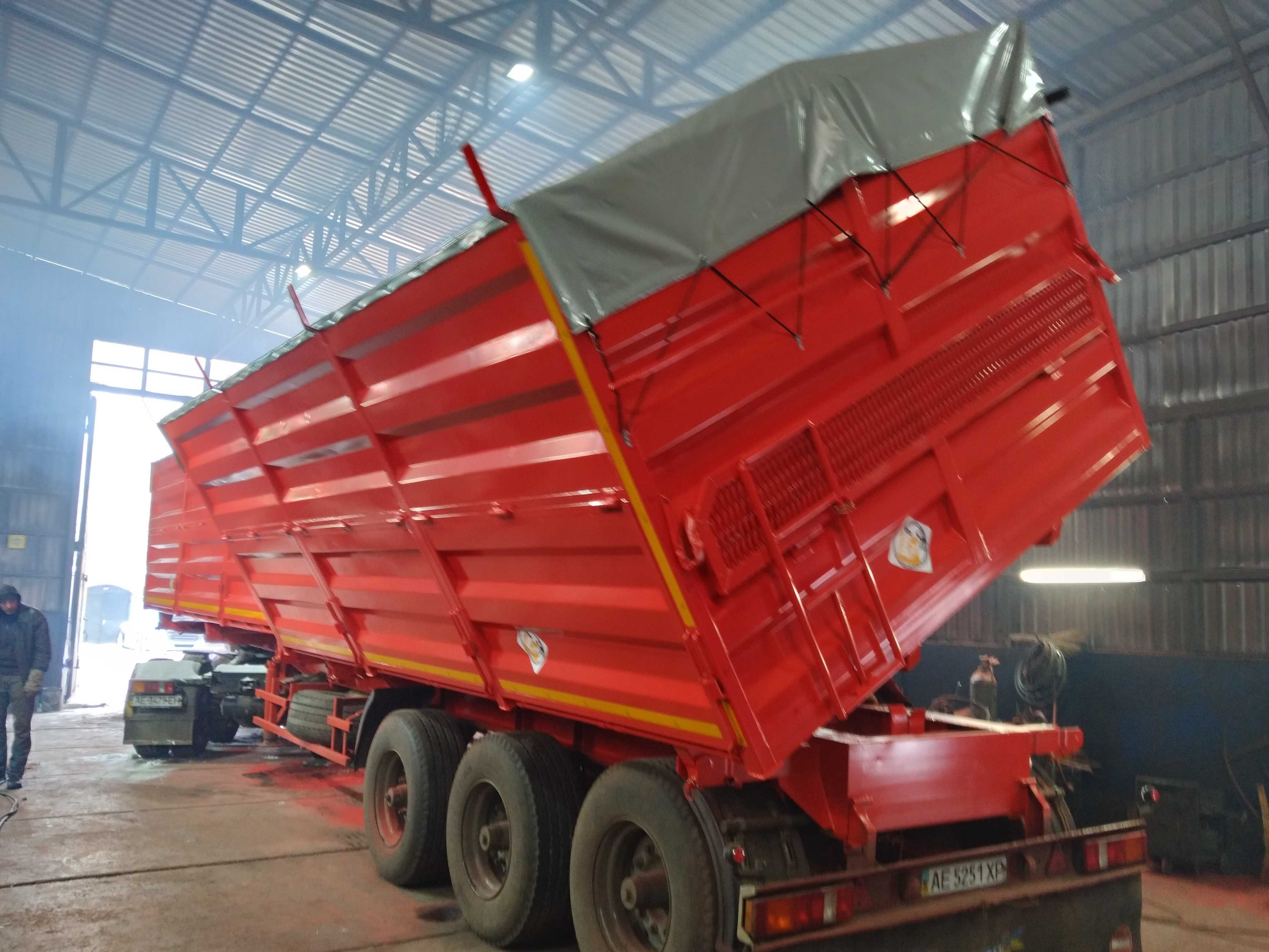 Переоборудование прицепа KOGEL KRONE. Зерновоз Самосвал. Продажа.