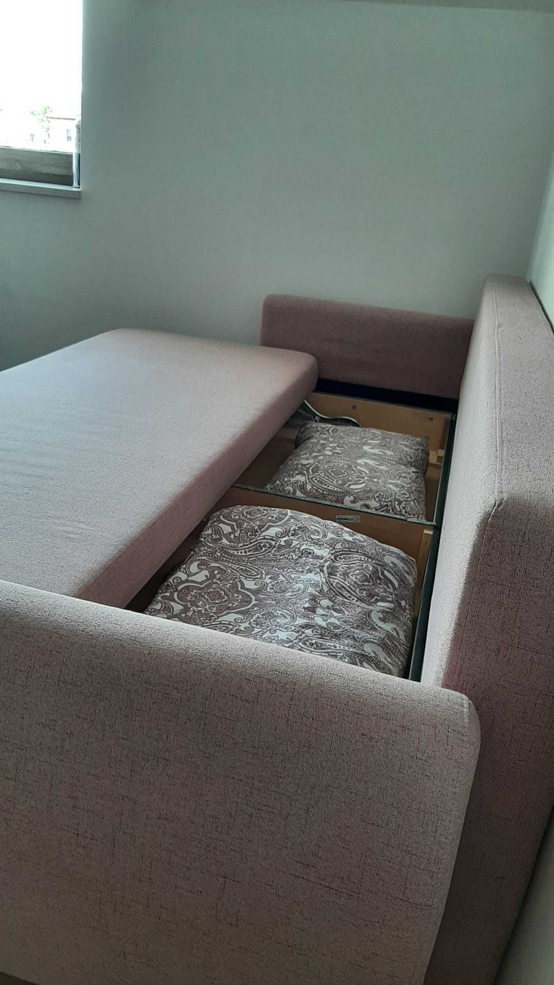 Kanapa, sofa rozkładana, łóżko 140x200 Ikea