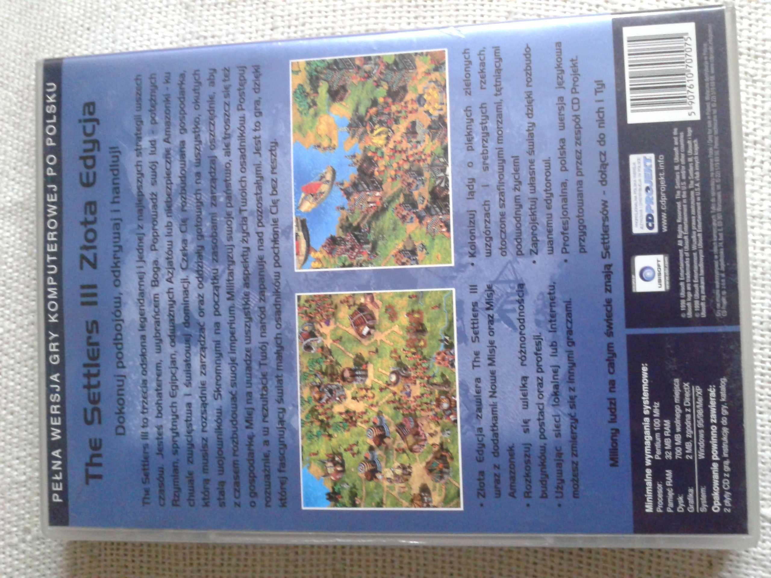 The Settlers III, Złota Edycja  PC