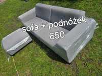 Sofa  + podnóżek