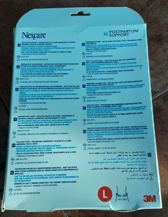 Cinta elástica L pós-parto
