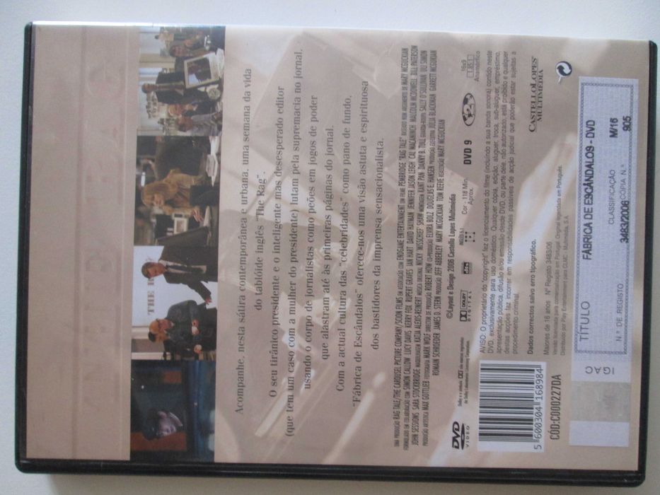 FÁBRICA DE ESCÂNDALOS, bastidores de jornal sensacionalista