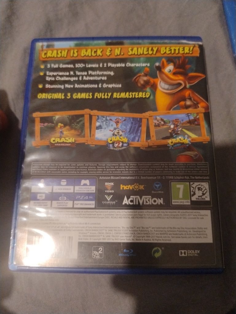 Crash bandicoot n'sane trylogy