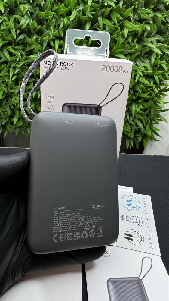 Портативная Батарея Proove Moon Rock 22.5W 20000mAh