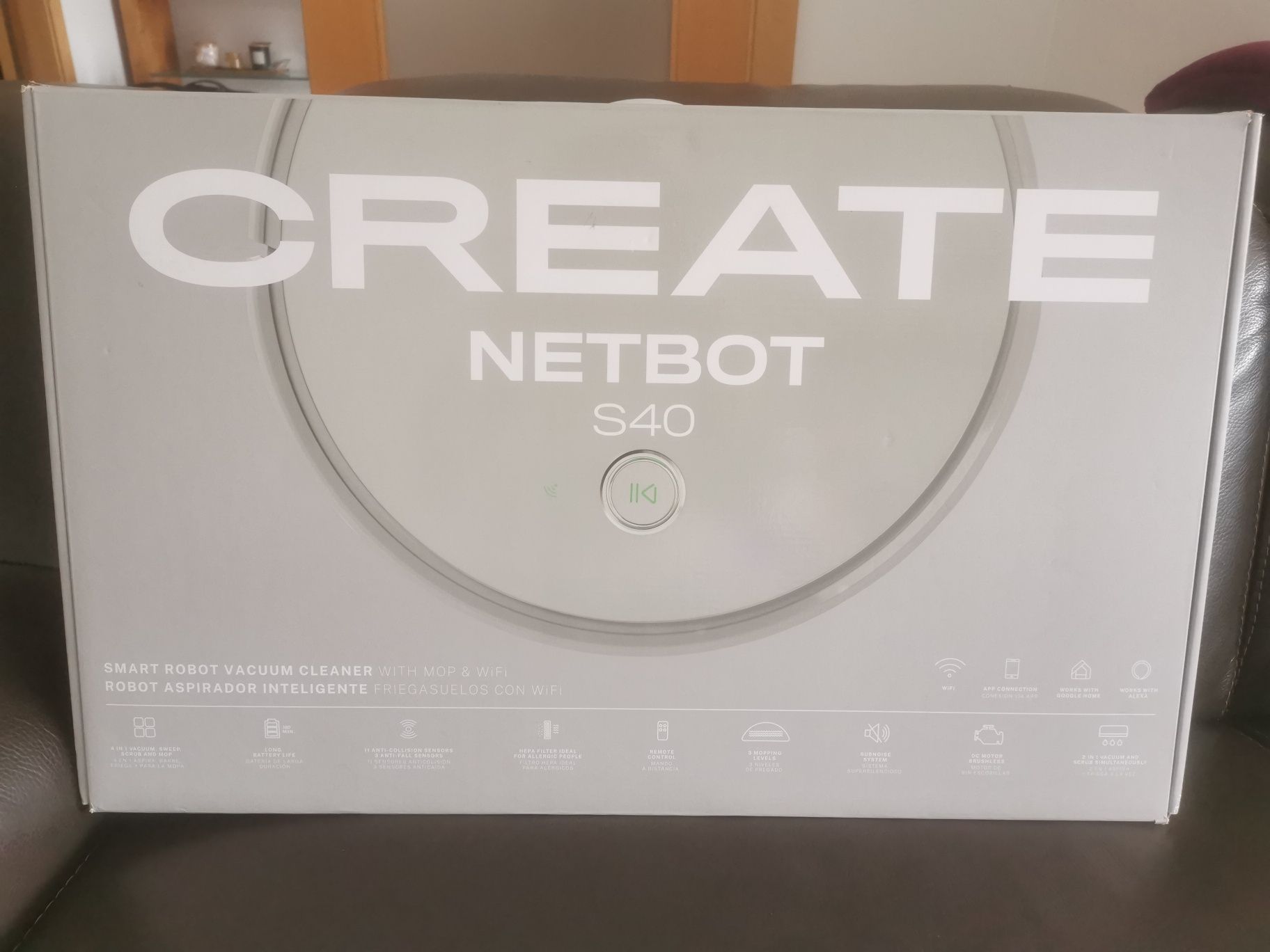Robô aspirador NETBOT S40