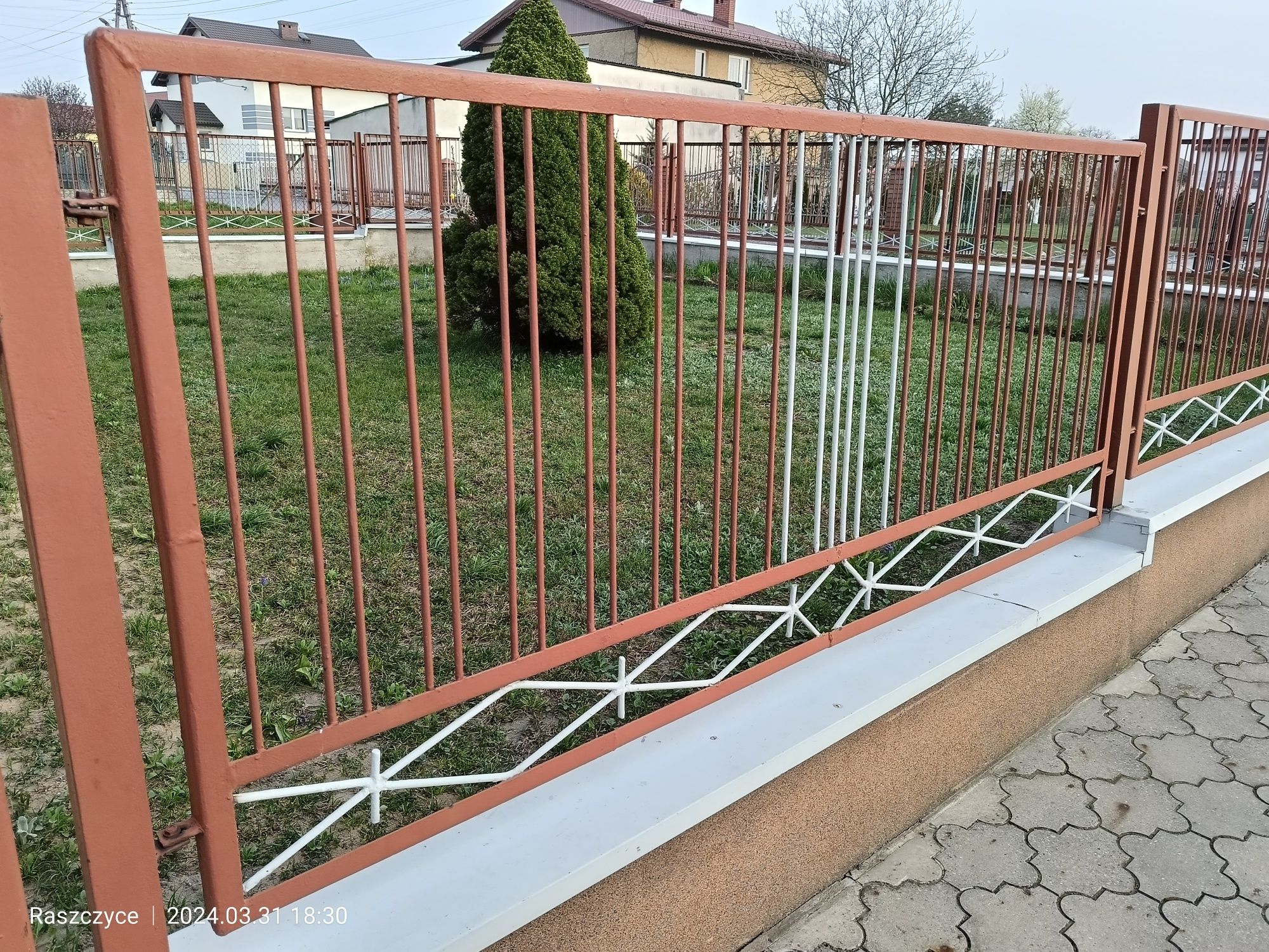 Ogrodzenie , płot, furtka