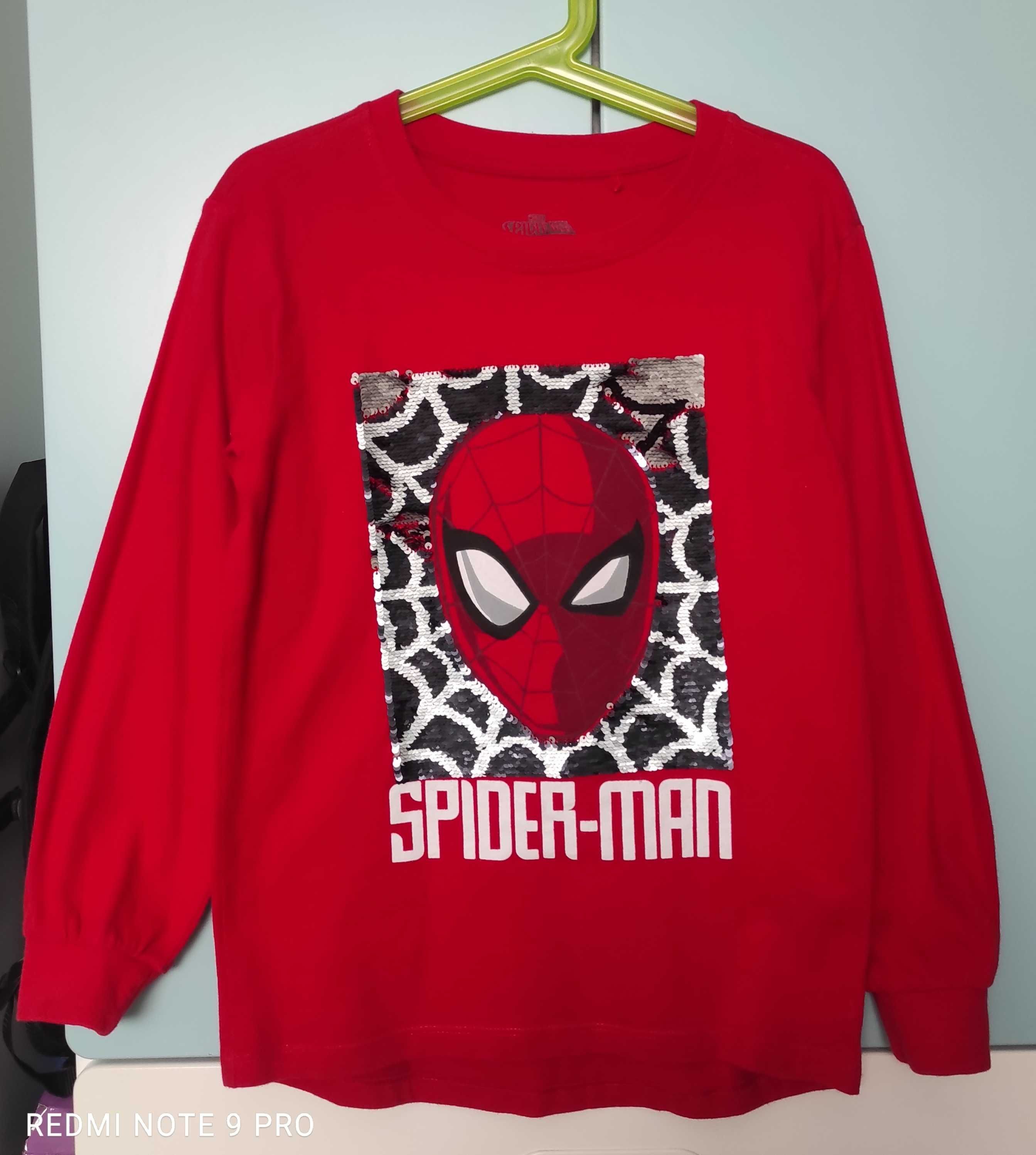 Koszulka chłopięca Spiderman Cool Club rozmiar 128 cm