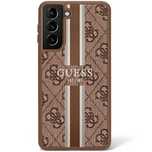 Oryginalne Etui GUESS hardcase 4G Printed do Samsung S23 Brązowy