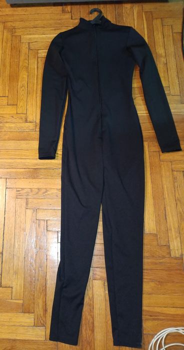 Теплый комбинезон на флисе рубчик