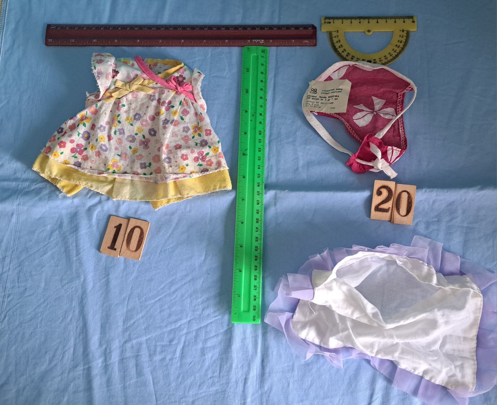 Одежда для куклы СССР, ГДР: платье, обувь, пальто, куртка, юбка
