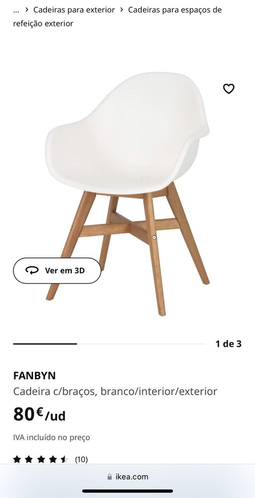 Cadeira Ikea branca