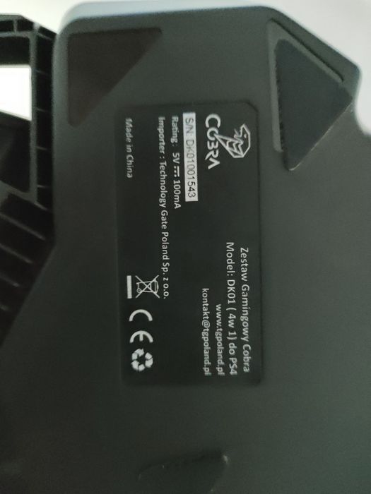 Klawiatura myszka cobra dk01 do PS4 PC