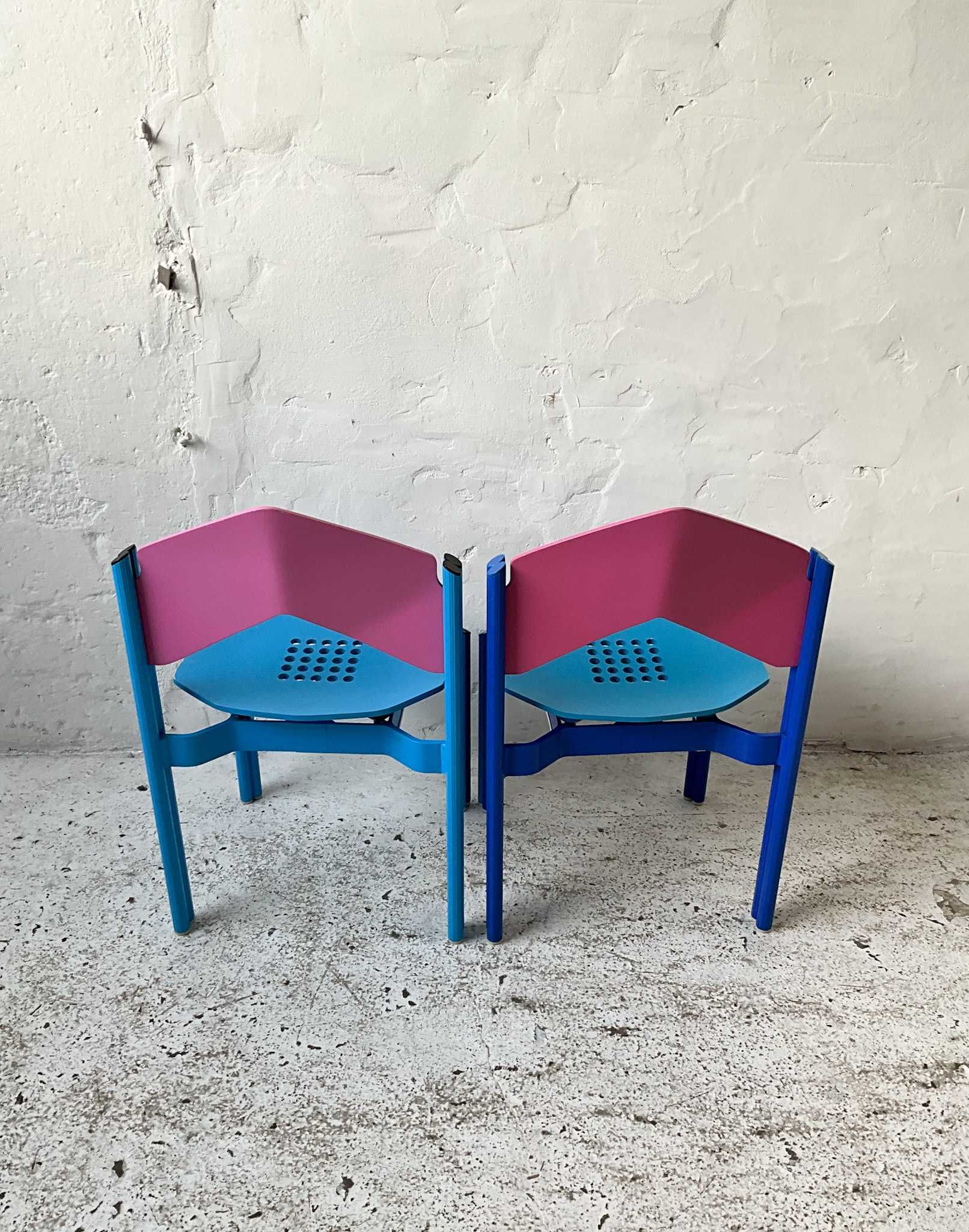 Froscher krzesła lata 80 vintage design