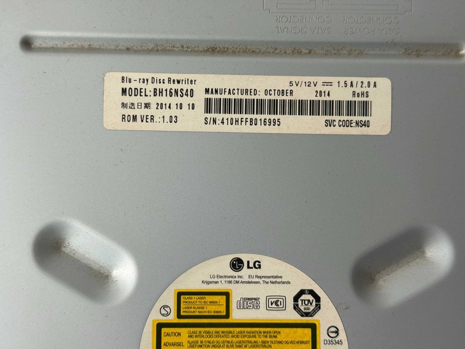 Nagrywarka Blu-ray wewnętrzna LG BH16NS40