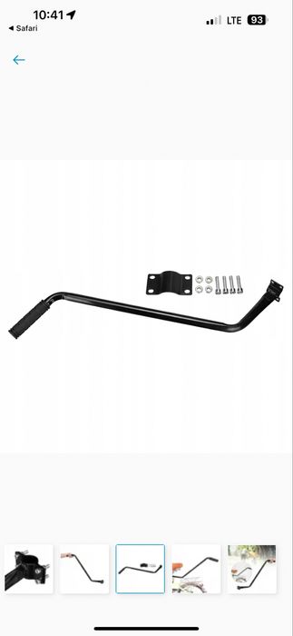 Drążek pchacz prowadnik pałąk  do nauki jazdy na rowerze