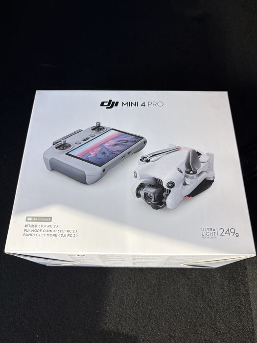 Dji mini 4 Pro Fly more combo novo RC2