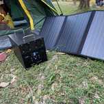 Портативная солнечна панель 100W зарядная станция