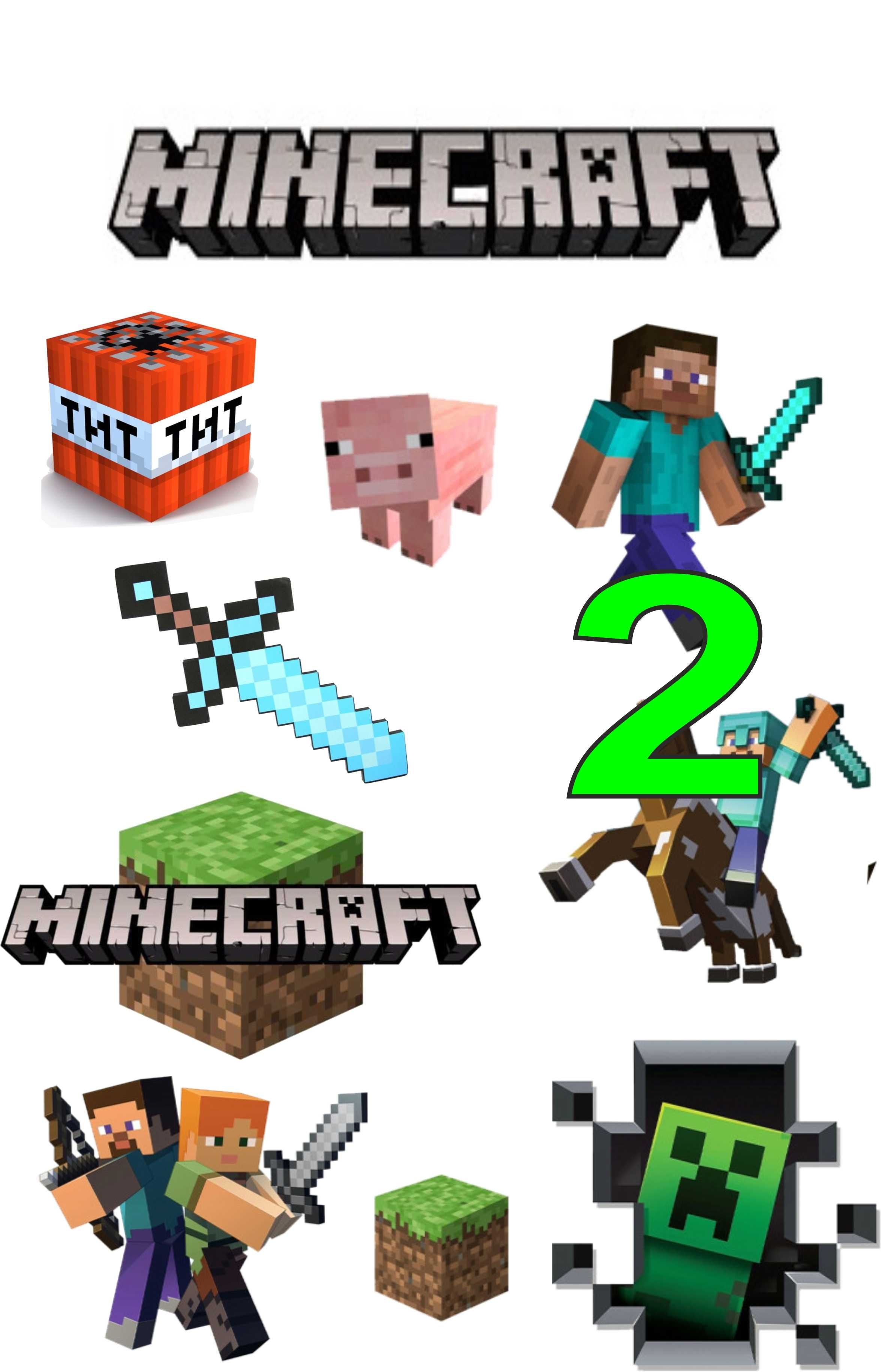 Pan Opłatek na tort - MINECRAFT A4