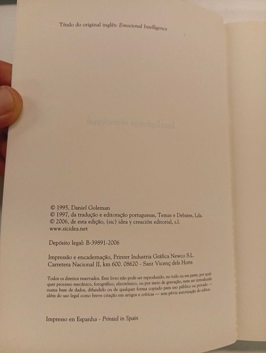 Inteligência Emocional - Daniel Goleman