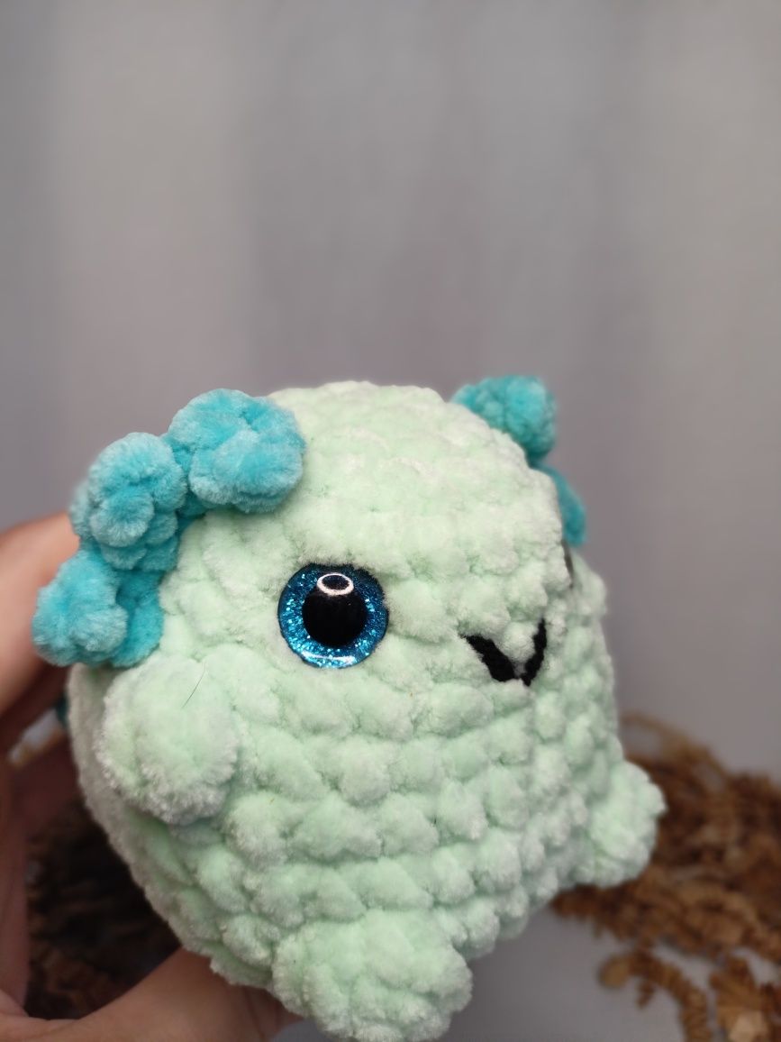 Miętowy axolotl - moni_misie