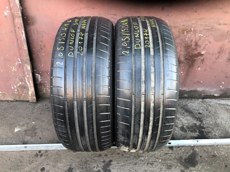 Opony Letnie 205/55 R16 91V 5 MM 2017R Dunlop Sport Bluresponse- Gwarancja Wysyłka Montaż