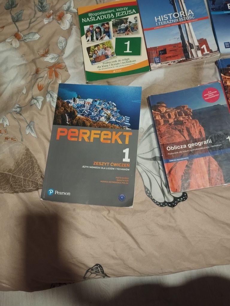Podręczniki liceum, technikum klasa 1