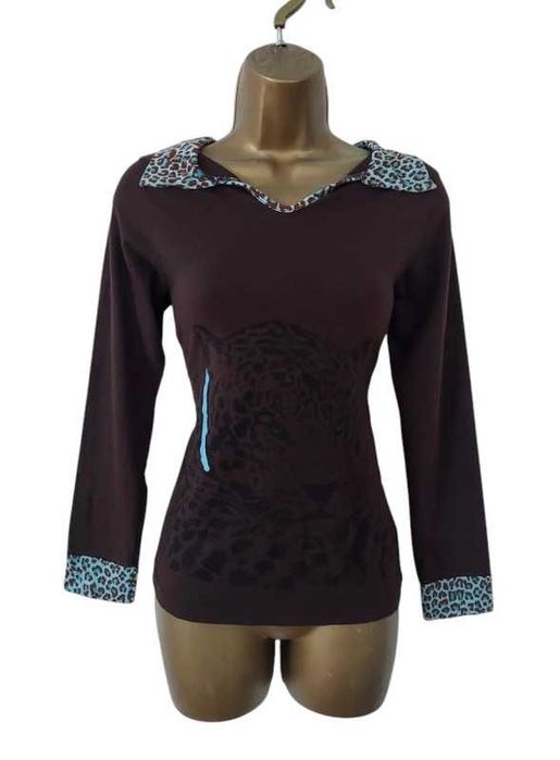 Ozlem vintage top leopard 10/12