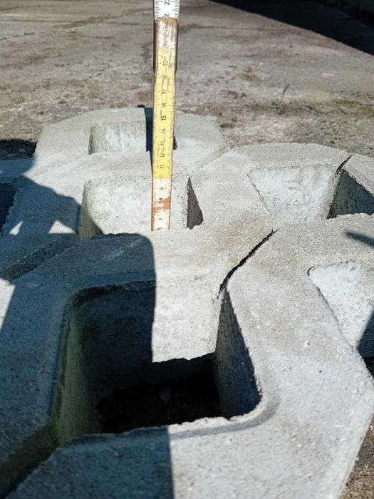 Płyta ażurowa szara 40x60x10