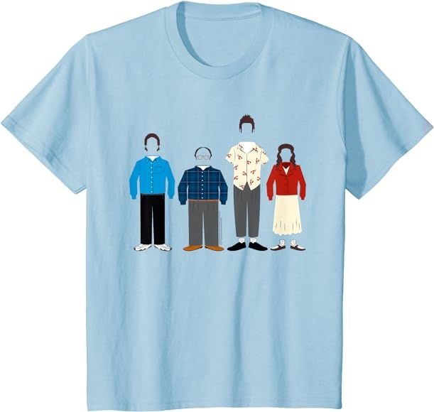 T-shirt Seinfeld [várias cores/tamanhos 2 aos 12 anos] NOVO PORTES GRÁ
